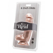 Fallo realistico dildo con ventosa e testicoli get real cock 6 flesh