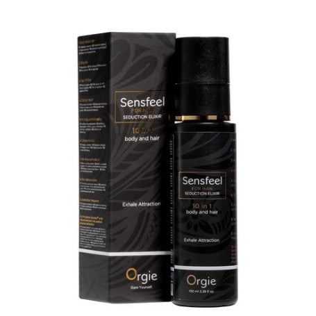 Lozione per Corpo e Capelli Sensfeel for Man Seduction Elisir 10 in 1