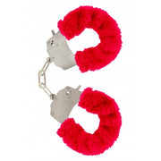 manette Furry Fun Cuffs red