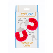 manette Furry Fun Cuffs red