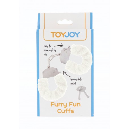 manette Furry Fun Cuffs white