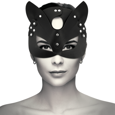 MASCHERA GATTO COQUETTE CHIC DESIRE VEGAN LEATHER MASK WITH CAT EARS