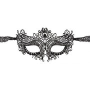 MASCHERA PER NOTTE DA DONNA SEXY NERA VENEZIANA GOTHIC BLACK