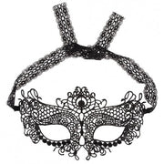 MASCHERA PER NOTTE DA DONNA SEXY NERA VENEZIANA GOTHIC BLACK