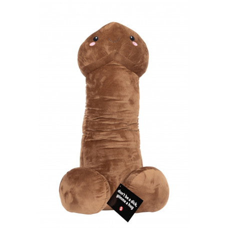 PELUCHES PENIS PLUSHIE 100 CM BROWN