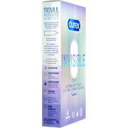 Preservativi durex INVISIBLE EXTRA LUBE 6 PEZZI