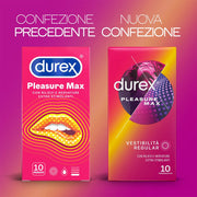 Preservativi DUREX PLEASURE MAX 6 PEZZI