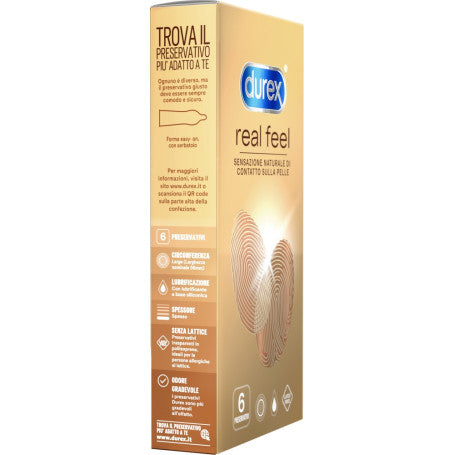 Preservativi DUREX REAL FEEL 6 PEZZI