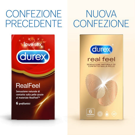 Preservativi DUREX REAL FEEL 6 PEZZI