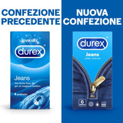 Preservativi DUREX jeans 6 PEZZI