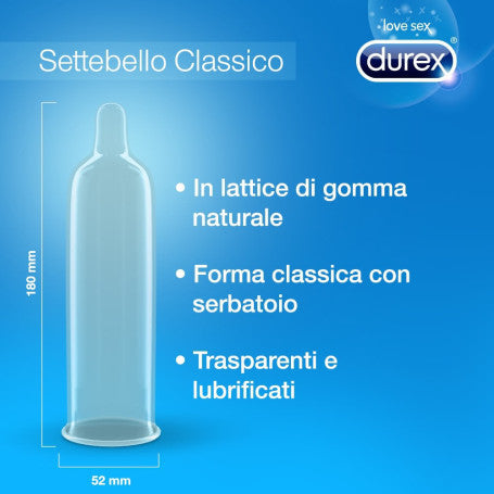 Preservativi durex SETTEBELLO 6 PEZZI