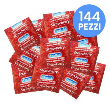 PRESERVATIVI PASANTE STRAWBERRY 144 PZ