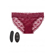 SLIP CON OVETTO VIBRANTE REMOTE CONTROL LACE PANTY SET