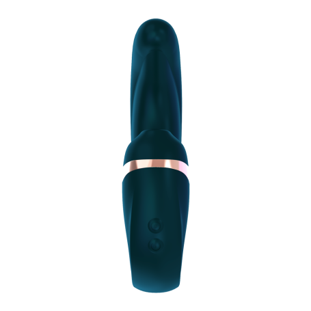 Vibratore vaginale con succhia clitoride My G black