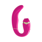 Vibratore vaginale con succhia clitoride My G fucsia