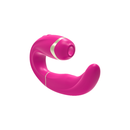 Vibratore vaginale con succhia clitoride My G fucsia