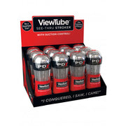 MASTURBATORE VIEWTUBE SEE-THRU STROKER 12PC